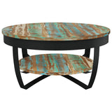 244674 Coffee Table Solid Reclaimed Wood 65x32 cm