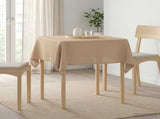 Table Cloth 5 pcs Rectangular Beige 140 x 140 cm 42040327