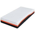 Mattress White and Grey 80 x 160 cm Gel Memory Foam 4106346