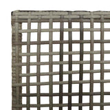 Garden Chair 2 pcs Grey 55 x 53 x 85 cm Poly Rattan 42003447