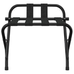 Luggage Rack with Backrest Black 56x39x52 cm 153075