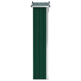 Garden Shed Green 116x45x175 cm Galvanised Steel 46301