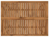 Coffee Table Natural 100 x 100.5 x 45 cm Solid Acacia Wood 901242