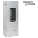 Smoker Oven 3 pcs 44.5 x 29 x 110 cm Galvanised steel Silver 3443032