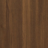 3 Piece Book/TV Cabinet Set Brown Oak 180x30x180 cm 3152715