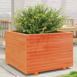 Garden Planter Wax Brown 70x70x49.5 cm Solid Wood Pine 847365