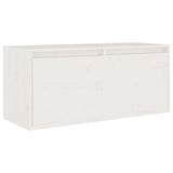 TV Cabinets 6 pcs White Solid Wood Pine 3100235