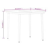 Garden Dining Set Black 3099419