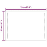 LED Bathroom Mirror 50x70 cm 3154048