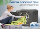 4kg Vented Tumble Dryer with Deodorize, Smart Mode, 800W Compact Tumble Dryer with Stainless Steel T3398P376696
