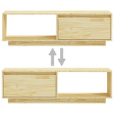 TV Cabinet 110x30x33.5 cm Solid Pinewood 809888