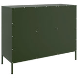 Sideboard Olive Green 100.5x39x79 cm Steel 843094