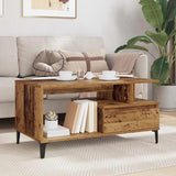 Coffee Table Old Wood 90 x 49 x 45 cm Engineered Wood 881051