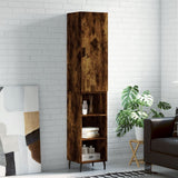 Highboard Smoked Oak 34,5x34x180 cm Engineered Wood 3198998