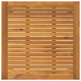 Garden Dining Set 3 pcs Black Solid Acacia Wood 3365511