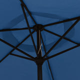 Garden Parasol Blue 200x224 cm Aluminium 47211