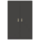 Storage Cabinet Black 90 x 40 x 140 cm Steel 3406160