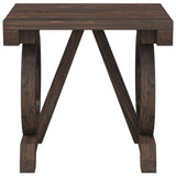 Garden Dining Set Burnt Wood Solid fir wood with a burnt look 3207140