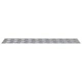 ZNTS Aluminium Checker Plates 4 pcs Anti-Slip 80x20 cm 4104260