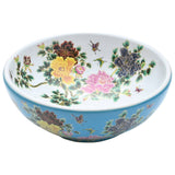 Countertop Basin Multicolour Round 41x14 cm Ceramic 155055