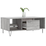 Coffee Table Grey Sonoma 90x50x36.5 cm Engineered Wood 830594