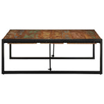 Coffee Table Multicolour 100x100x35 cm Solid Wood Reclaimed 4016668