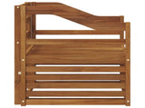 Outdoor Sofa Solid Acacia Wood Natural 3436369