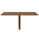 Folding Wall Table Brown Oak 100x60x56 cm Engineered Wood 342652