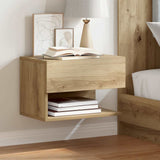 Wall-mounted Bedside Cabinet Artisian Oak 856822