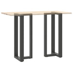 ZNTS Bar Table Legs T-Shaped 2 pcs Anthracite 40x35x cm Steel 4013086