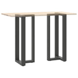 ZNTS Bar Table Legs T-Shaped 2 pcs Anthracite 40x35x cm Steel 4013086