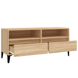 TV Cabinet Sonoma Oak 100x34.5x44.5 cm Engineered Wood 831904