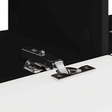 TV Wall Cabinet 2 pcs Black 78.5 x 31 x 29.5 cm Engineered Wood 892212