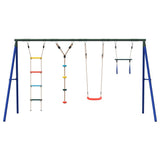 Outdoor Swing Set with Swing. Trapeze. Ladder. Disc Swing 3283628