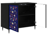 Sideboard MAINZ Black Oak 69 x 33 x 76 cm Engineered Wood 8006944