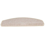 Stair Mats 20 pcs 65x24x4 cm Taupe Half Round Large 3365795