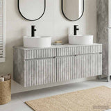Bathroom Cabinet Set 3 pcs Concrete Grey 49 x 44.5 x 65 cm 3405750