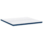 Mattress Pads White and blue 200 x 200 cm Gel Memory Foam 4106274