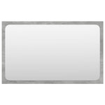 ZNTS 3 Piece Bathroom Furniture Set Concrete Grey Engineered Wood 3324871
