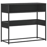 Console Table Black 90x35x80 cm Engineered Wood 849169