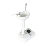 ZNTS CHH-7701 Portable Removable Outdoor Wash Basin White 58361017