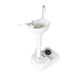 ZNTS CHH-7701 Portable Removable Outdoor Wash Basin White 58361017
