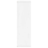 Side Cabinet with Drawer "ODDA" White 40x24x79 cm Solid Wood Pine 4103600