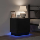 Bedside Cabinet 2 pcs Black 44 x 34.5 x 45 cm Engineered Wood 869565
