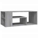 Coffee Table Grey Sonoma 100x50x40 cm Engineered Wood 815841