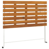 Folding Bistro Table 100x54x71 cm Solid Wood Acacia and Steel 319976