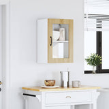 Kitchen Wall Cabinet with Glass Door Porto Sonoma Oak 854010
