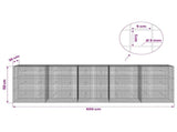 Gabion with 5 mm Wire and 5x5 cm Mesh 500x30x150 cm 3464188