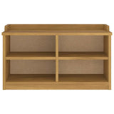 Hallway Bench SANDNES 87x40x50 cm Solid Wood Pine 4010458
