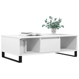 Coffee Table White 104x60x35 cm Engineered Wood 827092